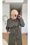 Molly Nelly Women's Long Cape Trench Coat - 2