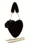 Luxury Faux Fur Heart-Shaped Women Small Handbags Fluffy Plush Ladies Chain Shoulder Bag Fashion Female Furry Daily Clutch Purse - 3