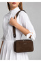 Women's Multi-Compartment Suede Luxury Design Crossbody Shoulder Bag - 7