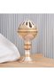 Vintage Style Decorative Bakhoor Burner with Metal Bowl for Oud and Incense