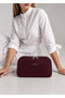 Women's New Season Suede Fabric Wide Strap Zippered Stylish Design Shoulder Bag Size: 26 X 16 cm - 2