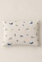 Sea Themed Muslin Baby Pillowcase 35X50 cm Set of 2 |   Children's Room Decorative Pillowcase
