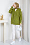 Women's Block Patterned Soft Textured Knitwear Cardigan - 2
