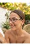 Women's Oval Blue Light Protection Screen Glasses Optical Compatible Frames Make a Difference in Details Noticeable Reflections