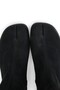Black Suede Flip-Flop Orthopedic Stretch Boots - 6