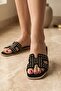 Women's Black Stone Stylish Slippers – Comfortable Daily Slippers - 2