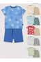 Fresh Pineapple Printed Children's Set – Ages 2-5 - 2