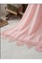 Handmade Needlework Prayer Hijab, Mevlüt Cover, Pink Color, Handmade Dowry Box with Embroidered Writing Hoop - 3