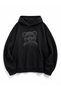 Unisex Women'S/Men's Hooded Sweatshirt with Kangaroo Pocket and Bear Design