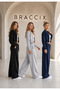 Women's 3-Piece Comfortable Cut Wide-Leg Sweatpants (Black-Grey-Navy Blue) - 2