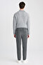 Ds Damat Relaxed Fit (Pile-Free) Anthracite Dobby Jogger Pants - 7