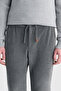 Ds Damat Relaxed Fit (Pile-Free) Anthracite Dobby Jogger Pants - 2