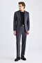 Ds Damat Slim Fit Anthracite Printed Suit - 4