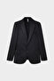Ds Damat Slim Fit Black Printed Suit - 7