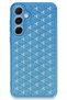Samsung Galaxy A15 4g Compatible Case Honeycomb Silicone Cover - Blue