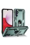 Samsung Galaxy A04S Compatible Case Sofia Silicone Cover with Ring - Green
