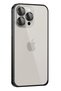 Joko Apple iPhone 15 Pro Compatible Metal Bumper Matte Cover - Black