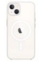 حافظة متوافقة مع هاتف iPhone 15 Plus، غطاء Real Magsafe - شفاف