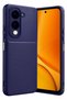 Vivo Y29S Compatible Auto Focus Carbon Cover - Navy Blue