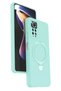 Xiaomi Redmi Note 12 Pro 4g Compatible Regal Magsafe Stand Cover - Water Green