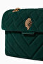 Kensington Leather Shoulder Bag with Stylish Adjustable Strap and Large Interior Volume - 4