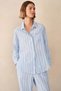 Organic Double Layer Cotton Boho Women's Pajama Set - Blue, XL - 3