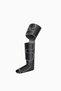 Air Compression Leg Massager, 6 Modes &amp;   3 Vibration, Circulation &amp;   Pain Relief - Black - 4