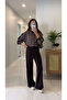 Yesra Brown Plaid Jacket and Pants Set - 6