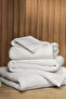 Spa Organic Turkish Cotton 100% Cotton Face Towel - White, 30 X 30 cm - 4