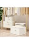 Storage Bins with Zipper, Cube Organizer Basket with Lid, Collapsible Stackable Closet Boxes, for Ho - 2