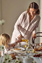 Organic Cotton Heart Patterned Women's Pajama Set - Size, XL - 2