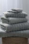 Rib Hydrocotton 100% Cotton Hand Towel - Light Gray, 50 X 90 cm