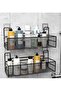Bathroom Organizer Shelf Black - 2