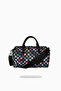 Crazy Check Mini Duffle Sharkverse Universe Faux Leather Mini Handbag - 4