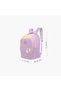 Printed Backpack for Girls 8-13 Years with Adjustable Shoulder Straps - 17 inches - 8
