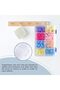 3 Pcs Clear Plastic Storage Boxes, with 8 Adjustable Compartments, Double Buckle Secure Stackable Or - 2