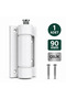 Pimapen Door Hinge White 90 mm Adjustable Metal Pin Pvc Door Hinge - 8
