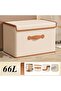 Storage Box with Lid & Handle, Foldable, Premium Quality (66 Liters) - 3
