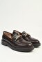 Coffee Shiny Women's Loafer Pc-54169 - 3