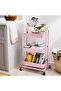 Amazon Basics 3-Tier Rolling Kitchen Cart - Charcoal Gray - 6