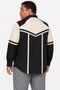 Large Size Men's T-Shirt Top Comfortable Fit Shirt Jacket Black Beige - 3