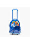 Print 3-Piece School Trolley Bag Set for Boys 3-5 Years with Lunch Box - 14 inches - 6