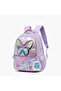 Butterfly Print Backpack for Girls 5-8 Years with Detachable Pouch - 16 inches - 8