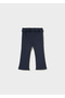Baby Girl Ruffled Ribbed Wide Leg Leggings 2709