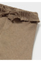 Baby Girl Ruffled Ribbed Wide Leg Leggings 2709 - 2