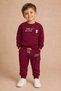 Boy's Cotton Printed 2-Piece Set Sweatshirt Sweatpants 1-4 Years Old Ak122