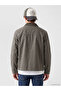 Khaki Loose Fit Men's Jean Jacket - 3