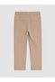 Beige Boy's Gabardine Trousers - 3