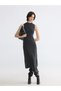 Anthracite Crew Neck Bodycon Knitwear Dress