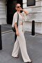 Women's Stone Tie-Dye Detailed Blouse and Pants 2-Piece Set - 3